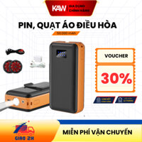 Pin  Áo Điều Hòa, Phụ Kiện Áo Điều Hòa Chính Hãng KAW pin 50000 mAh- Bảo hành Lỗi 1 đổi 1