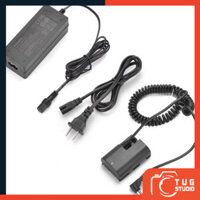 Pin Ảo - Dummy Battery KingMa Cho Canon LP-E6 + Adapter Dùng Nguồn Điện 220v_TUG STUDIO