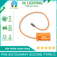 Pin Ảo Dummy ZGCINE Type-C To PD-FW50/FZ100/LP-E6/NPF HL Lighting - Hỗ Trợ Máy Ảnh Sony & Canon