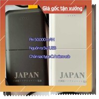 Pin áo sưởi điện,Pin áo điều hòa, pin áo bảo hộ,sạc dự phòng 50000mAh .Cổng ra USB 5V 2 đầu nguồn