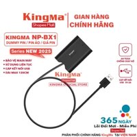 Pin Ảo/Giả Pin/Dummy Pin NP-BX1 Chính Hãng KINGMA. For Sony NP-BX1 ( Bảo Hành 12 Tháng)