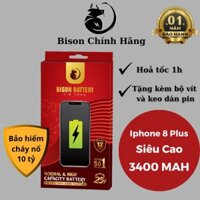 Pin Bison Con Trâu Cho ip 8 Plus Siêu Cao 3400mah chính hãng - BH 12 tháng