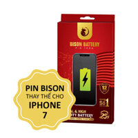 Pin BISON thay thế cho iPhone 7 - Dung lượng tiêu chuẩn | Giá rẻ, trả góp 0%