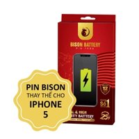 PIN BISON THAY THẾ CHO IPHONE 5 - DUNG LƯỢNG TIÊU CHUẨN (CHƯA GỒM CÔNG THAY)