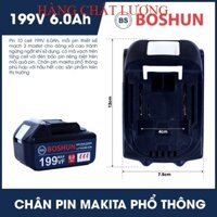 Pin boshun 199VF 10 Cell Mạch 3 mosfet  chính hãng - Pin máy khoan, máy mài, hân pin phổ thông hàng chất lượng