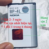 Pin BP-4L loại xịn cho Nokia E72 E71 E63 E90 N810 N97 6650 230 4 sim...dung lượng 1500mAh 3.7v