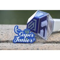 Pin Button gắn lightstick SJ 100% PVC - Version nhóm