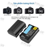 Pin canon LP-E6 pin máy ảnh canon 5D Mark II III IV 70D 5Ds 6D 5Ds 80D 7D 60D 5Ds BG-E14 BG-E13 BG-E11 BG-E9 BG-E7 BG-E6