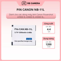 Pin Canon NB-11L dung lượng cao cho các dòng máy ảnh Canon Powershot A3300 IS, A3400 IS, A3200 IS,...
