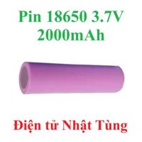 PIN CELL 18650 3.7 – 4.2V 2000MAH, PIN SẠC LITHIUM – ION