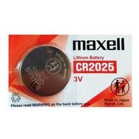 Pin chính hãng Maxell CR2025 Lithium 3V - Made In Japan dành cho đồng hồ, máy tính, smartkey, thiết bị điện tử... - 1 Viên, 1 Viên