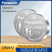 Pin chính hãng Panasonic 3V 100mAh CR2412 pin điều khiển xe ô tô