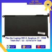 Pin cho Laptop DELL Inspiron 15 - 5568 7560 5567  13 - 5378 5379 7368 - Hàng Nhập Khẩu New Seal