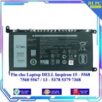 Pin cho Laptop DELL Inspiron 15 - 5568 7560 5567  13 - 5378 5379 7368 - Hàng Nhập Khẩu