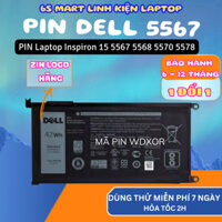 Pin Cho Laptop Dell Inspiron 15 - 5568 7560 5567 / 13 - 5378 5379 7368 , Mã Pin DX0R- Hàng Zin New Sea Bảo Hành 12 Tháng