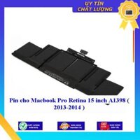 Pin cho Macbook Pro Retina 15 inch A1398 2013 - 2014 - Hàng Nhập Khẩu New Seal