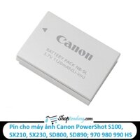 Pin cho máy ảnh Canon PowerShot S100 SX210 SX230 SD800 SD890 970 IS 980 990 HS, NB-5L