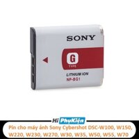 Pin cho máy ảnh Sony Cybershot DSC-W100, W150, W220, W230, W270, DSC-W30, W35, W50, W55, W70, W80, NP-BG1