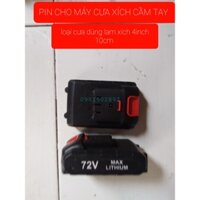 Pin cho máy cưa pin cầm tay  28v - 72V, pin máy cưa xich mini