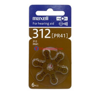 Pin Cho Máy Trợ Thính PR41 312 Maxell - Y Khoa Thông Minh