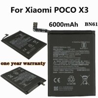 Pin Cho Xiaomi POCO X3 Pin 6000MAh BN61 Bateria_ Pin xịn bảo hành 6