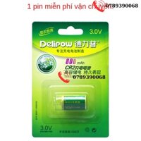 Pin Có Thể Sạc Lại Delipu CR2 Máy Ảnh Fuji Bộ Sạc Pin Lithium Máy Đo Khoảng Cách Đĩa Khóa Phanh Bộ Bốn Viên