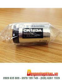 Pin CR123A, CR17345 ; Pin Panasonic CR123A, CR17345 Industrial Lithium 3v Made in Indonesia