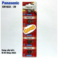 Pin CR1632 Panasonic Lithium 3V Hàng Chính Hãng vỉ 5 viên
