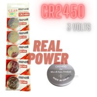 Pin CR2450 / CR 2450 Maxell Lithium 3volt - Chính hãng