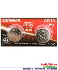 Pin cúc áo 1.55v alkaline Camelion AG13, LR44 chính hãng