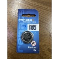 Pin Cúc áo CR2430 Re nata 3V - Vỉ 1 viên