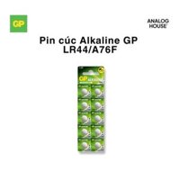 Pin cúc áo GP Alkaline 1.5V LR44 | A76 | SR44 | AG13 | CA18