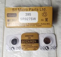 Pin cúc áo Seizaiken Silver Oxide bạc SR927SW – 395 – 399