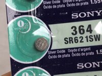 Pin cúc áo Sony Silver Oxide bạc SR621SW – 364