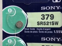 Pin cúc áo Sony Silver Oxide 379 – SR521SW