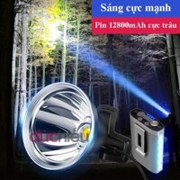 [Pin cực khỏe – Full Box ] Đèn pin đội đầu chóa to siêu sáng chống nước điều chỉnh ánh sáng - Đức Hiếu Shop