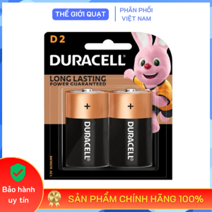 Pin đại 1,5v Alkaline D Duracell LR20 MN1300 vỉ 2 viên