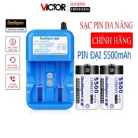 Pin đại 5500mAh Sạc Doublepow DP-K32 thông minh tự ngắt khi đầy