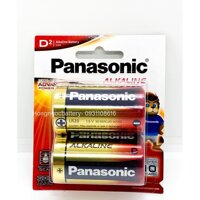 Pin Đại Alkaline  Pin D  Panasonic1,5V - Vỉ 2 Viên Hàng Chính Hãng