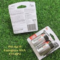Pin đại D Energizer MAX E95 BP2 Alkaline