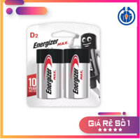 Pin Đại D2 Energizer Max 1,5V vỉ 2 viên.