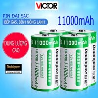 Pin đại sạc lại Doubelpow 11000mAh chính hãng, Pin dùng bếp gas máy nóng lạnh thiết bị