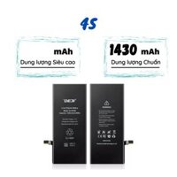 Pin dành cho iPhone dung lượng cao và chuẩn - IP 4S - Chuẩn