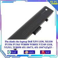Pin dành cho laptop Dell XPS 1330 M1330 PU556 PU563 WR050 WR053 NT349 1318 NX511 WR050 451-10473 451-10474 - Hàng Nhập Khẩu