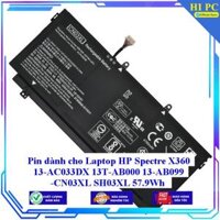 Pin dành cho Laptop HP Spectre X360 13-AC033DX 13T-AB000 13-AB099 -CN03XL SH03XL 57.9Wh - Hàng Nhập Khẩu