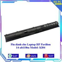 Pin dành cho Laptop HP Pavilion 14-ab118tu Model KI04 - Hàng Nhập Khẩu