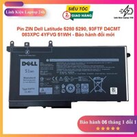 Pin Dell 93FTF Dành Cho Dell Latitude 5280 5290, 93FTF D4CMT 083XPC 4YFVG 51WH
