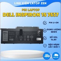 Pin Dell Inspiron 15 7537 17 7737 F7HVR 062VNH G4YJM T2T3J (BH 6 THÁNG 1 ĐỔI 1) - Dung Lượng 58Wh