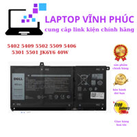Pin Dell Latitude 3410 3510 Vostro 5402 5501 5502 JK6Y6 P129G P129G001 P129G002 P101F P126G P126G002