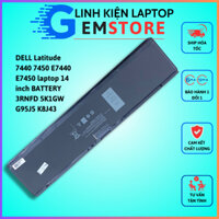 PIN DELL Latitude 7440 7450 E7440 E7450 laptop 14 inch BATTERY 3RNFD 5K1GW G95J5 K8J43 ZIN mới 100%